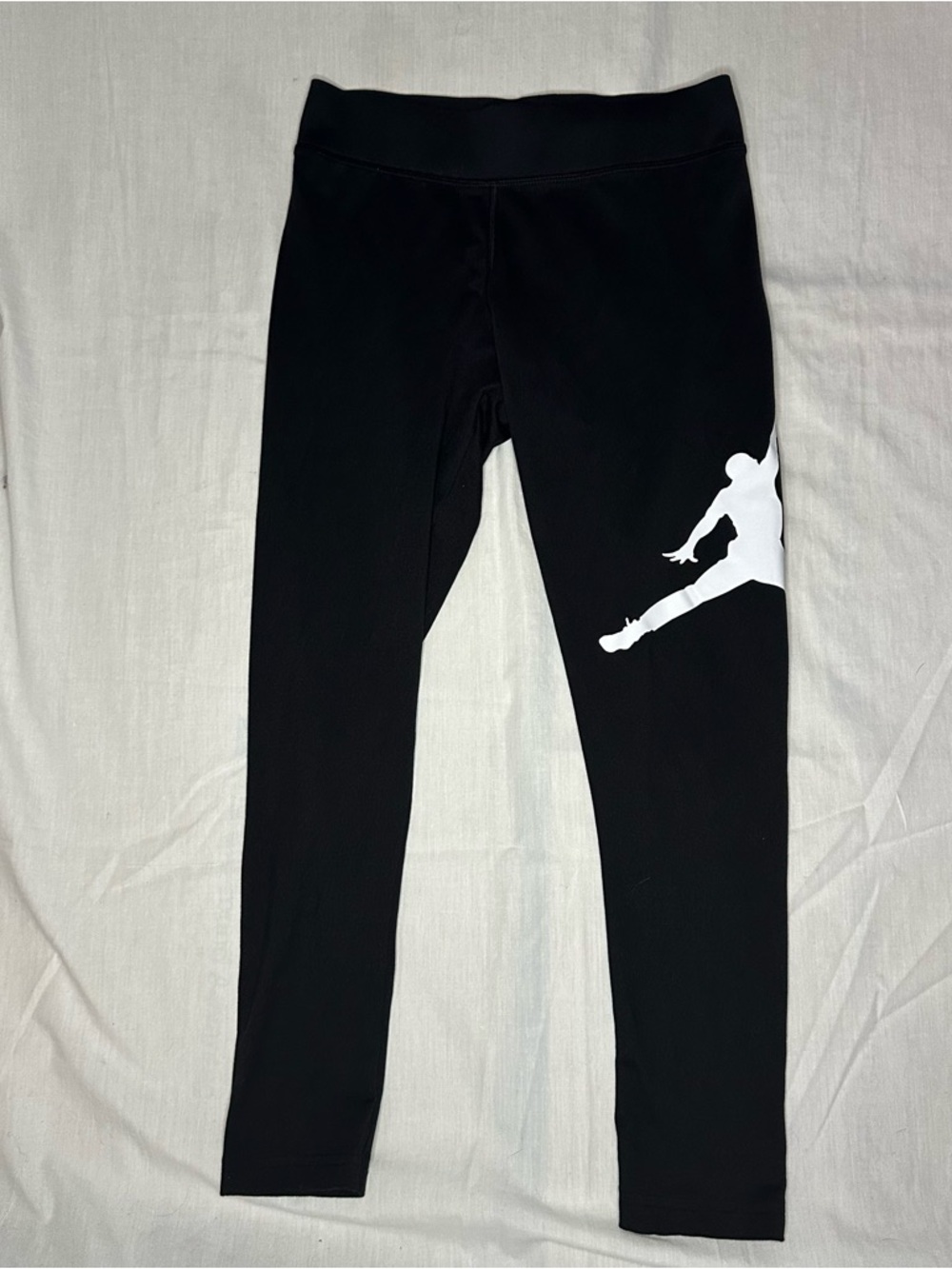 Jordan Black Leggings with White Jumpman Detail